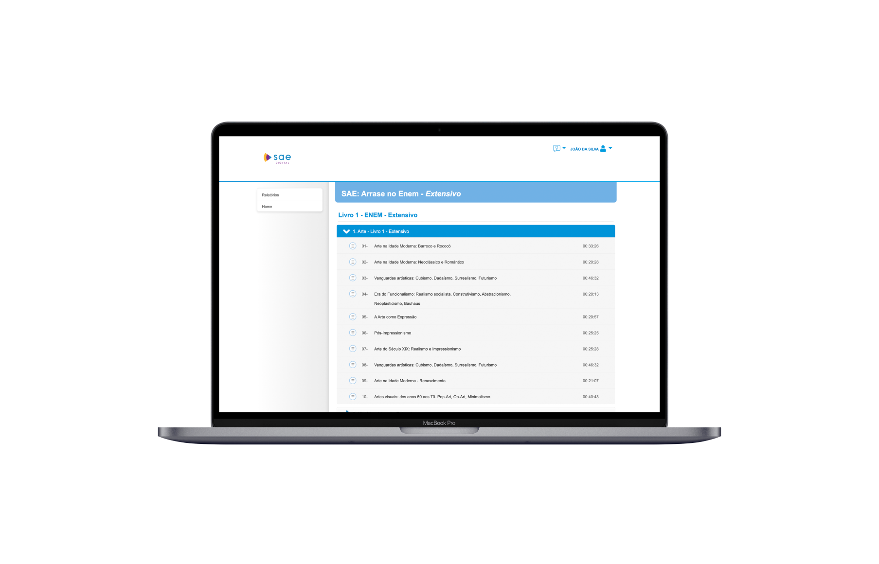 Ambiente Virtual de Aprendizagem - SAE Digital